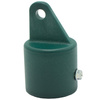 Nasadka słupka podporowego Fi38 mm zielona z wkrętem