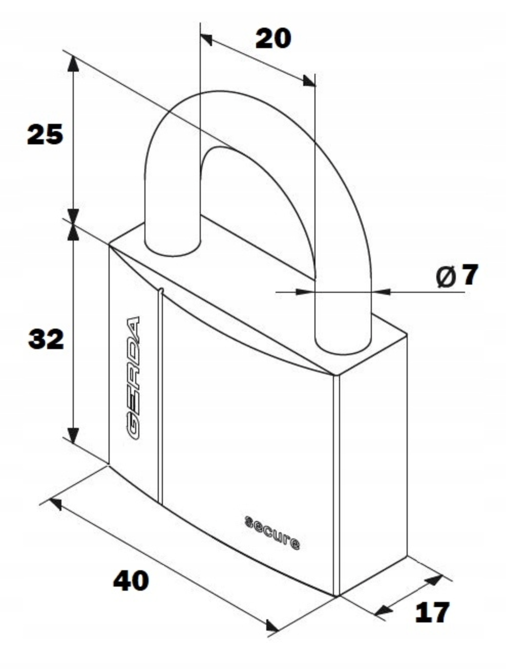 Kłódka pałąkowa wzmocniona 40 niklowana pol_pl_Klodka-palakowa-wzmocniona-40-niklowana-250_2