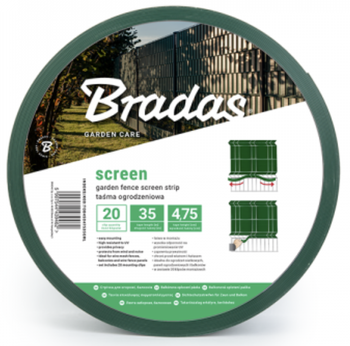 Taśma ogrodzeniowa 4,75cm x 35m zielony