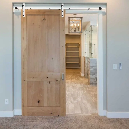 System drzwi przesuwnych BARN DOOR wzór klasyczny białe