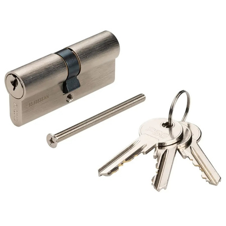 Wkładka bębenkowa PSG 30/30 - nikiel satyna