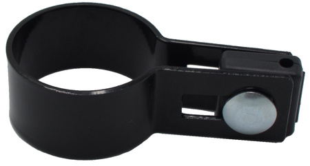 Obejma końcowa na słupek Fi38 mm czarna
