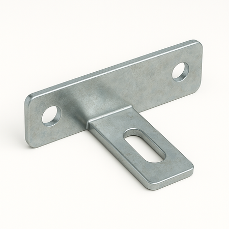 Mocowanie przęsła ogrodzeniowego w kształcie T gięte ocynkowany