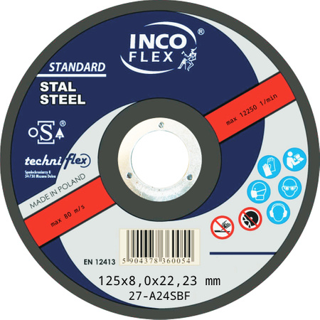 Tarcza do cięcia 125x8,0x22,23