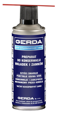Preparat do konserwacji wkładek/zamków 400ml