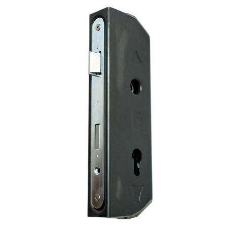 Kaseta 80x40 mm z zamkiem zapadkowo-zasuwkowym 90/50