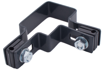 Obejma narożna na słupek 60x40 mm antracyt