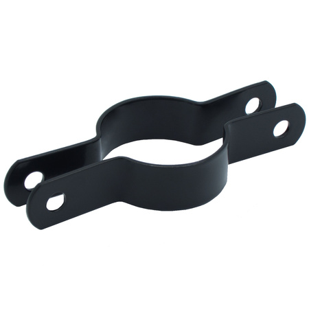 Obejma pośrednia do siatki do słupka Fi38 mm czarna