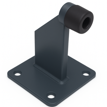 Odbojnik bramy lub furtki z podstawą 100x100 mm antracyt RAL7016