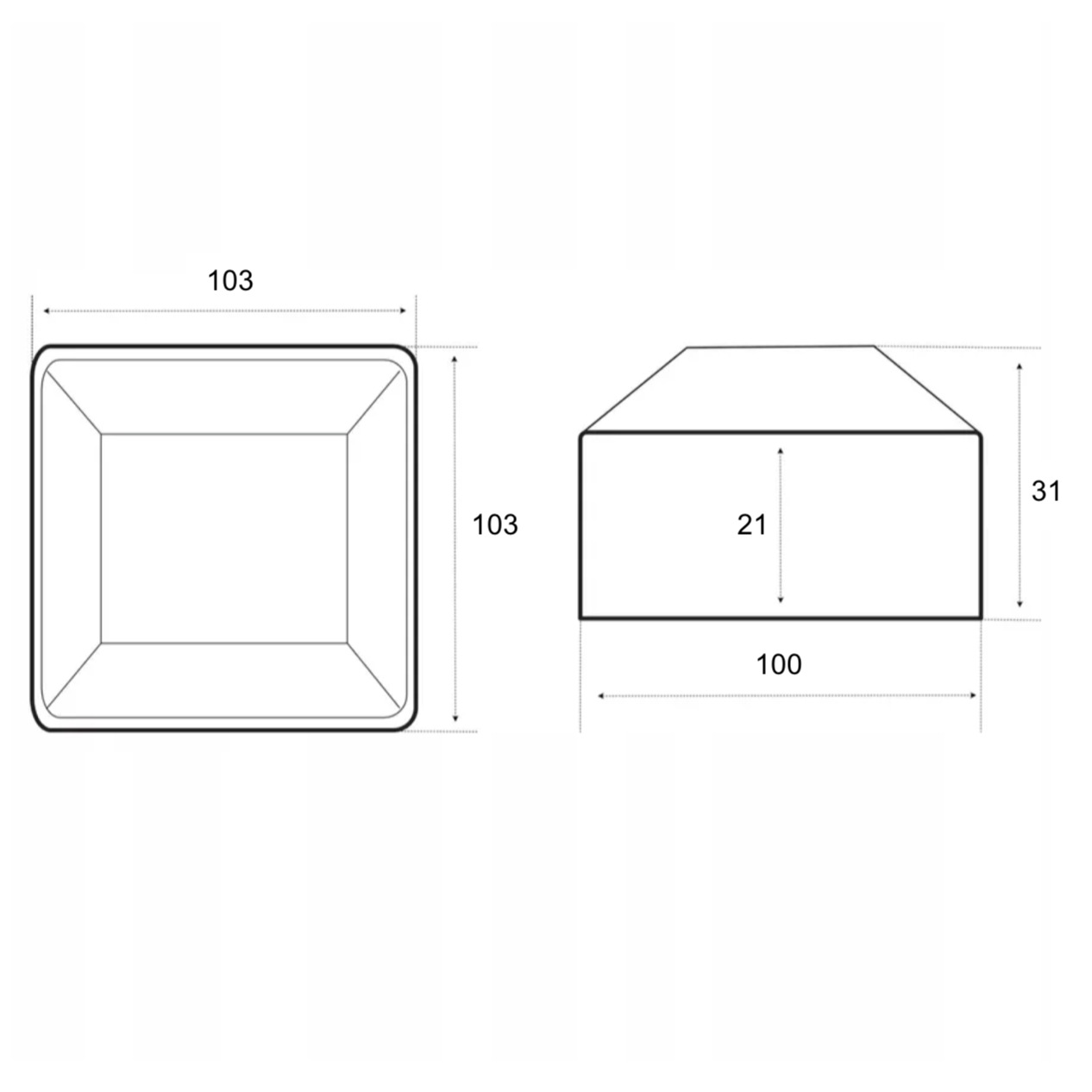 Nasadka na profil 100x100 mm antracyt pol_pl_Nasadka-na-profil-100x100-mm-antracyt-743_2