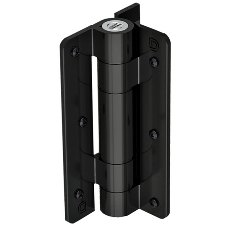 Zawias samozamykający aluminiowe 21,5 mm/20 kg do furtek ścienno słupkowy KF3A1BL- 2 szt