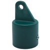 Nasadka słupka podporowego Fi48 mm zielona ze śrubą dociskową