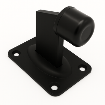 Odbojnik bramy lub furtki z podstawą 100x80 mm czarny RAL9005