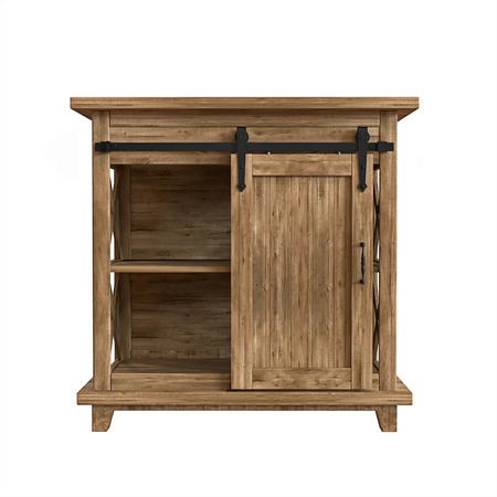 System drzwi przesuwnych MINI BARN DOOR wzór strzała szyna 0,91 m