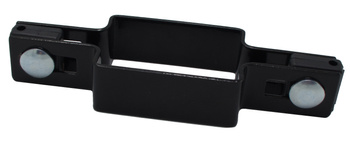 Obejma pośrednia na słupek 60x40 mm odwrotna czarna