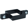 Obejma pośrednia na słupek 80x80 mm czarna