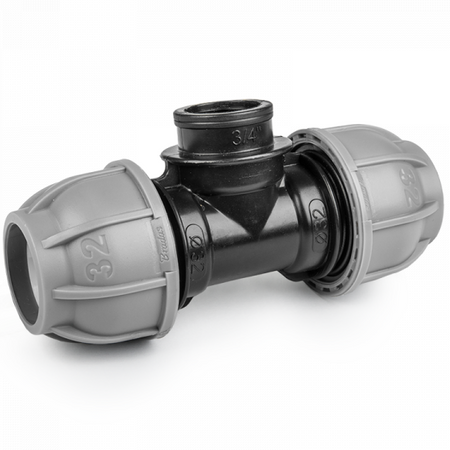 Trójnik do rur PE 25 mm / GW 3/4"