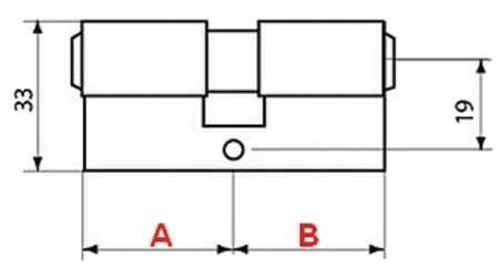 Wkładka bębenkowa 35/50 nikiel