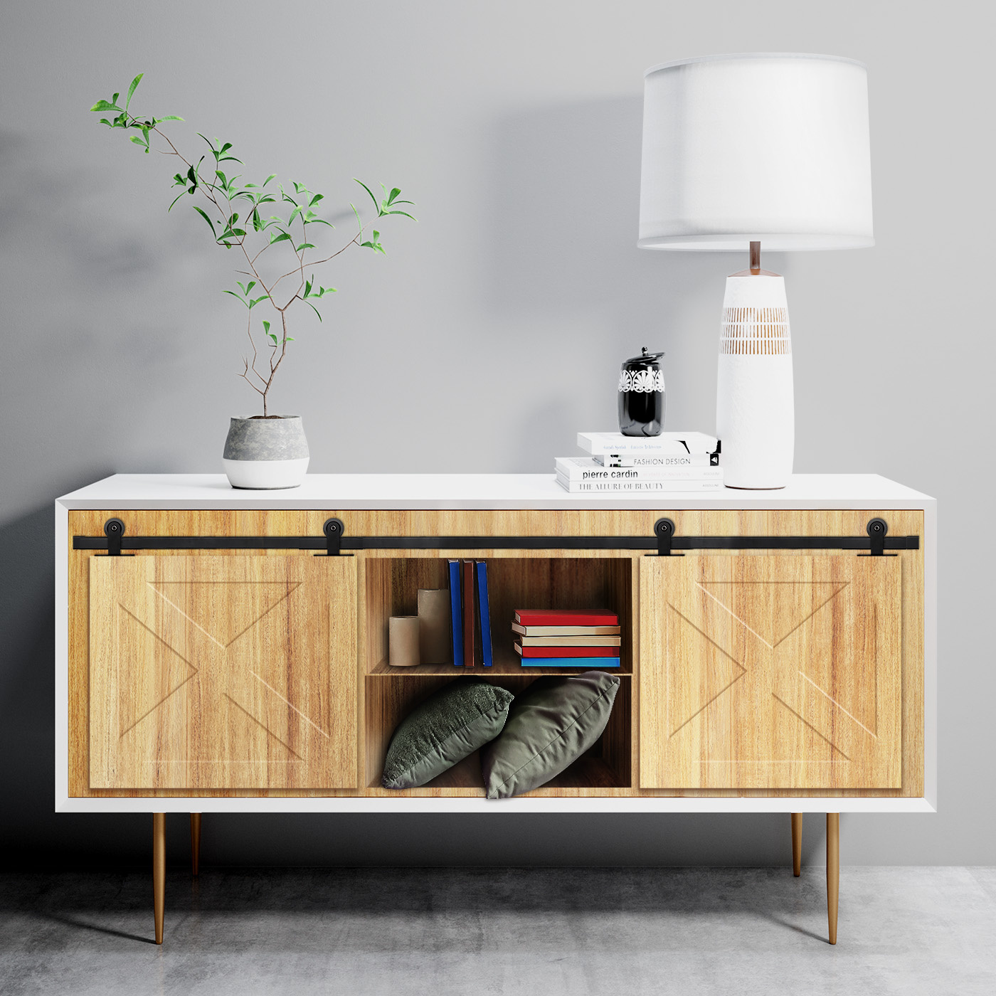 System drzwi przesuwnych dwuskrzydłowych MINI BARN DOOR wzór górne szyna 1,25m pol_pl_System-drzwi-przesuwnych-dwuskrzydlowych-MINI-BARN-DOOR-wzor-gorne-szyna-1-25m-1206_2