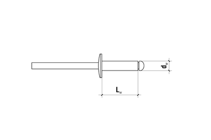 Nity zrywalne 4,8x18 mm 50 szt