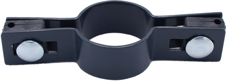 Obejma pośrednia na słupek Fi48 mm antracyt 