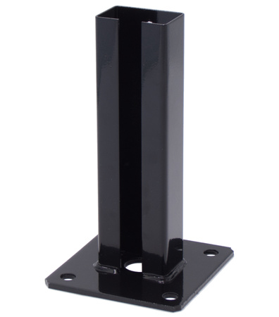 Podstawa słupka 60x40 mm czarny 