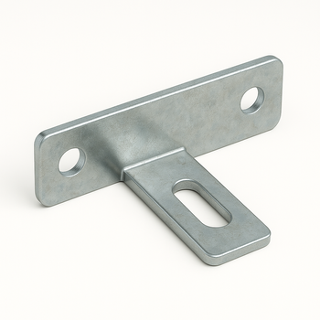 Mocowanie przęsła ogrodzeniowego w kształcie T gięte ocynkowany