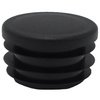 Zaślepka na rurę Fi38 mm czarna