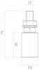 Rolka górna prowadząca Fi33 mm