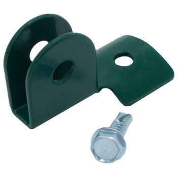 Uchwyt podpory słupka z wkrętem zielony