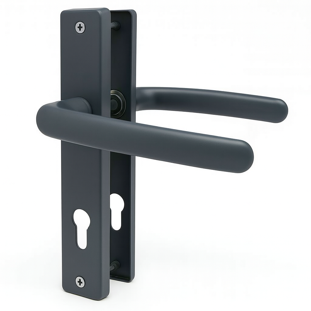 Klamko - klamka ekonomiczna z szyldem 72 mm antracyt pol_pl_Klamko-klamka-ekonomiczna-z-szyldem-72-mm-antracyt-1741_1