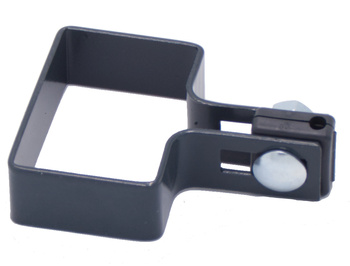 Obejma końcowa na słupek 60x40 mm antracyt