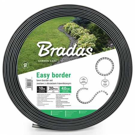 Obrzeże ogrodowe 40 mm antracyt