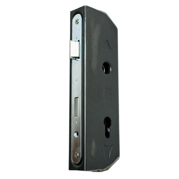 Kaseta 80x40 mm z zamkiem zapadkowo-zasuwkowym 90/50