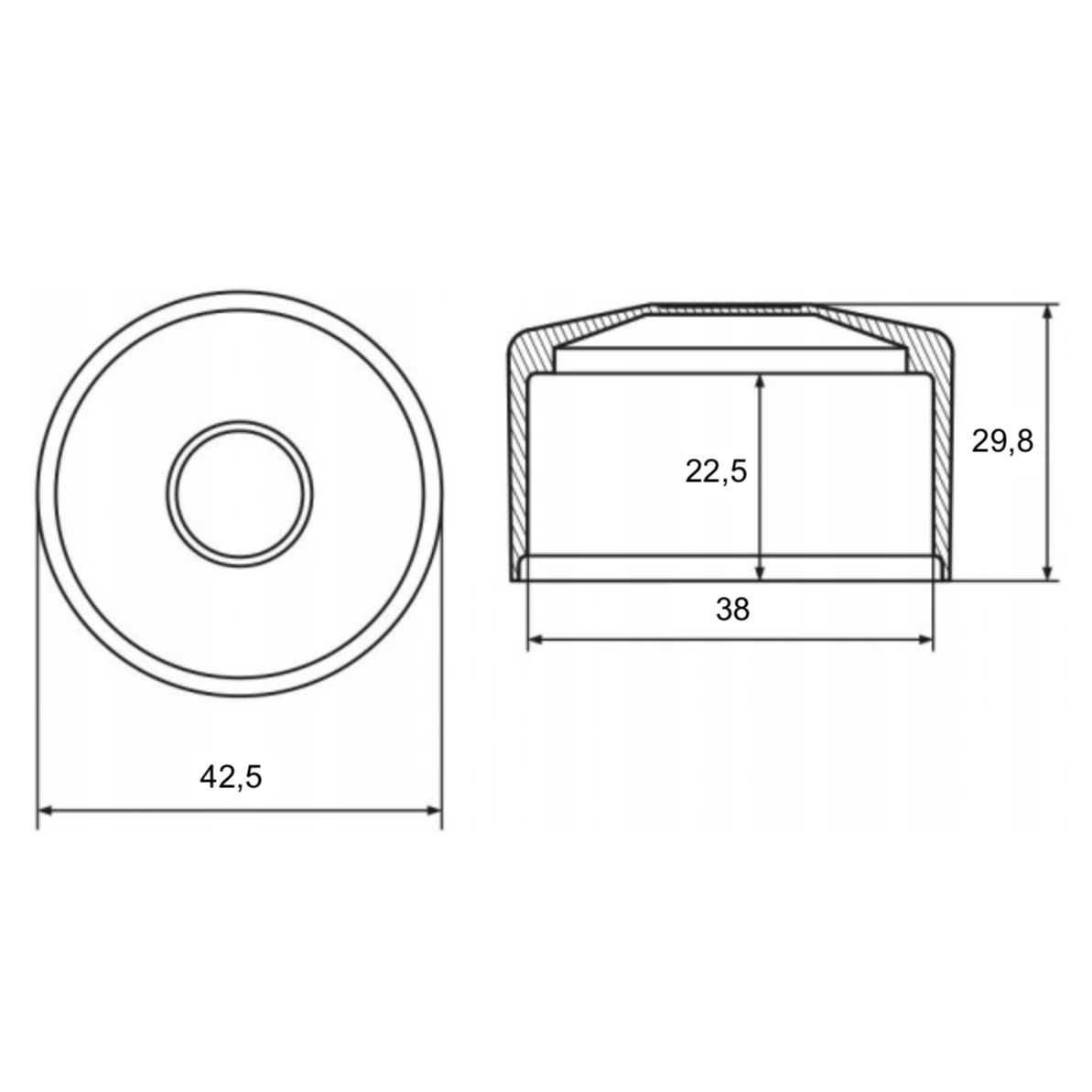 Nasadka na rurę Fi38 mm antracyt pol_pl_Nasadka-na-rure-Fi38-mm-antracyt-794_3