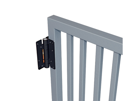 Zawias samozamykający aluminiowe 21,5 mm/20 kg do furtek ścienno słupkowy KF3A1BL- 2 szt