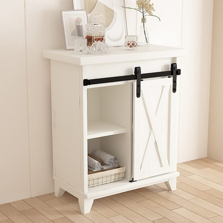 System drzwi przesuwnych MINI BARN DOOR wzór klasyczny szyna 0,91m