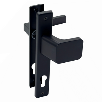 Klamko - pochwyt z szyldem 90 czarny