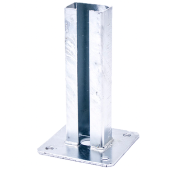 Podstawa słupka 60x40 mm ocynkowana