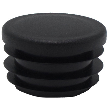 Zaślepka na rurę Fi38 mm czarna