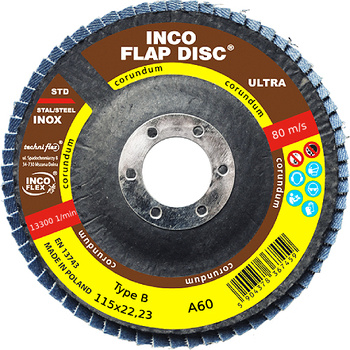 Tarcza lamelkowa do szlifowania 115x22,23 P60