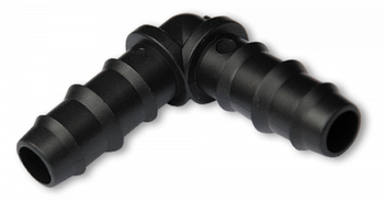 Kolanko wtyk na wąż 16 mm