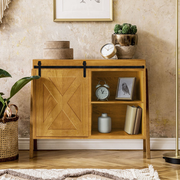 System drzwi przesuwnych MINI BARN DOOR wzór klasyczny szyna 0,91m 