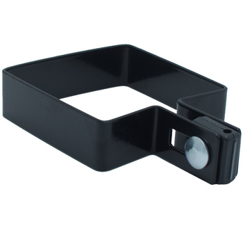 Obejma końcowa na słupek 100x100 mm czarna