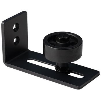 Prowadnica dolna do systemu drzwi przesuwnych typu Barn Door - jedna rolka duża