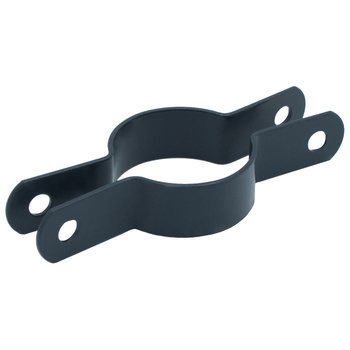 Obejma pośrednia do siatki do słupka Fi42 mm antracyt