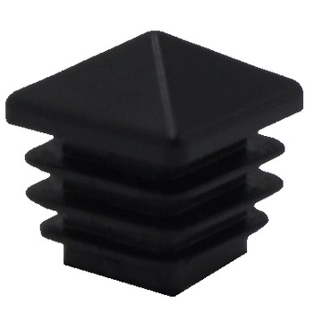 Zaślepka kopertowa na profil 20x20 mm czarna