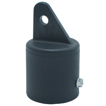 Nasadka słupka podporowego Fi38 mm antracytowa z wkrętem