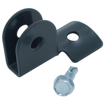 Uchwyt podpory słupka z wkrętem antracytowy