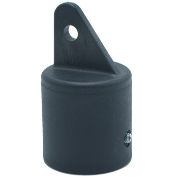 Nasadka słupka podporowego Fi48 mm antracytowa ze śrubą dociskową